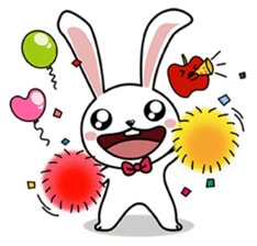 Bobo Bunny's Happy Balloons Life sticker #7829901