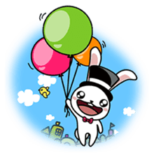 Bobo Bunny's Happy Balloons Life sticker #7829928