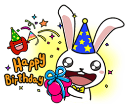 Bobo Bunny's Happy Balloons Life sticker #7829929
