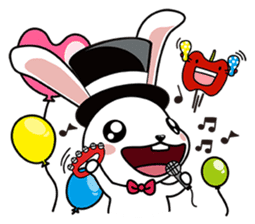 Bobo Bunny's Happy Balloons Life sticker #7829930
