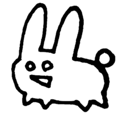 eye-rolling Rabbits n Cats 2 sticker #7829980