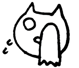 eye-rolling Rabbits n Cats 2 sticker #7829984