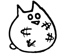 eye-rolling Rabbits n Cats 2 sticker #7829997