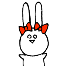 eye-rolling Rabbits n Cats 2 sticker #7830005