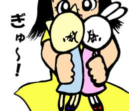 Plush Toy Usako sticker #7830295