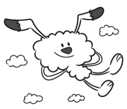 Cloudog MOFUMOFU sticker #7830570