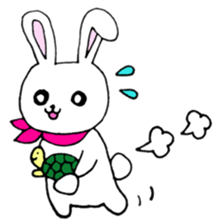 Animals in the woods sticker #7830579