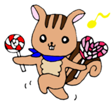 Animals in the woods sticker #7830589