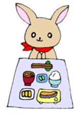 Animals in the woods sticker #7830598