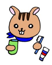 Animals in the woods sticker #7830607