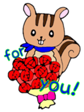 Animals in the woods sticker #7830608