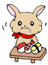 Animals in the woods sticker #7830611