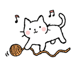 Nice and cute kitty sticker #7831004