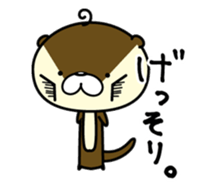 Negative otter sticker #7831271