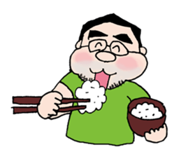 Gorilla father sticker #7831383