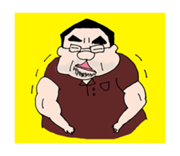 Gorilla father sticker #7831395