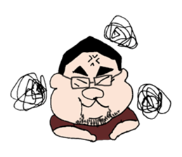 Gorilla father sticker #7831400