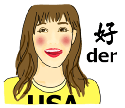 Headstrong girl sticker #7831464