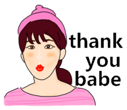 Headstrong girl sticker #7831479