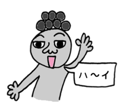 Issy-kun balloon Hen sticker #7831793