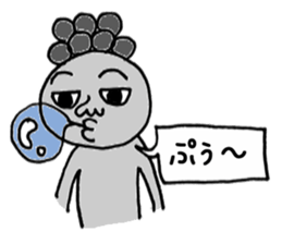 Issy-kun balloon Hen sticker #7831809