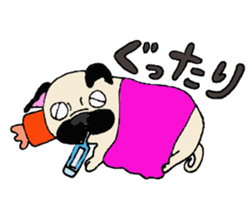 Pug Friend sticker #7832862