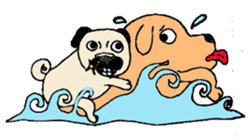 Pug Friend sticker #7832865