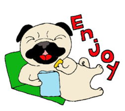 Pug Friend sticker #7832882