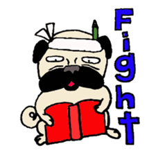 Pug Friend sticker #7832885