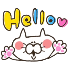 A YURU cat is colorful