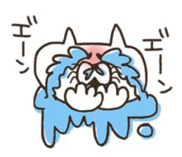A YURU cat is colorful sticker #7832916