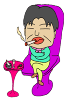 Romance gray  HIDEPON sticker #7833052