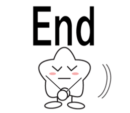 Enjoy the English Large Font sticker #7833531