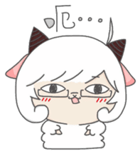 Aries-Warm goat Jun sticker #7835346