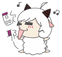 Aries-Warm goat Jun sticker #7835371