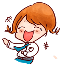 Ao-chan | Student life Ver.2 sticker #7835581