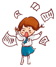 Ao-chan | Student life Ver.2 sticker #7835597