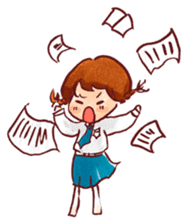 Ao-chan | Student life Ver.2 sticker #7835597