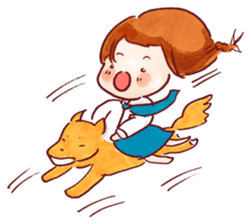 Ao-chan | Student life Ver.2 sticker #7835599