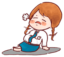 Ao-chan | Student life Ver.2 sticker #7835607