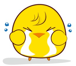 Blood sugar chicken  happy day. sticker #7835614