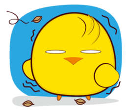 Blood sugar chicken  happy day. sticker #7835616