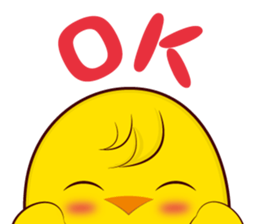 Blood sugar chicken  happy day. sticker #7835620