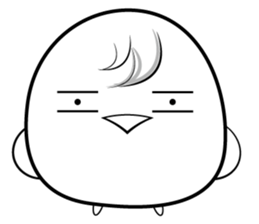 Blood sugar chicken  happy day. sticker #7835621