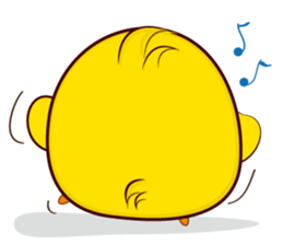 Blood sugar chicken  happy day. sticker #7835624