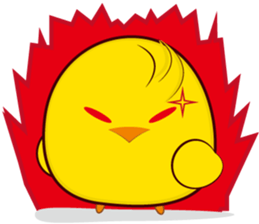 Blood sugar chicken  happy day. sticker #7835628