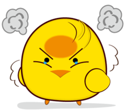 Blood sugar chicken  happy day. sticker #7835629