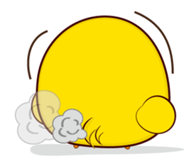 Blood sugar chicken  happy day. sticker #7835632