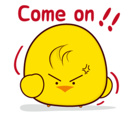 Blood sugar chicken  happy day. sticker #7835634