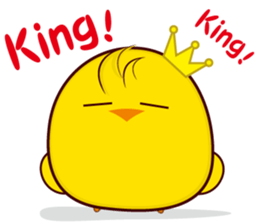 Blood sugar chicken  happy day. sticker #7835635